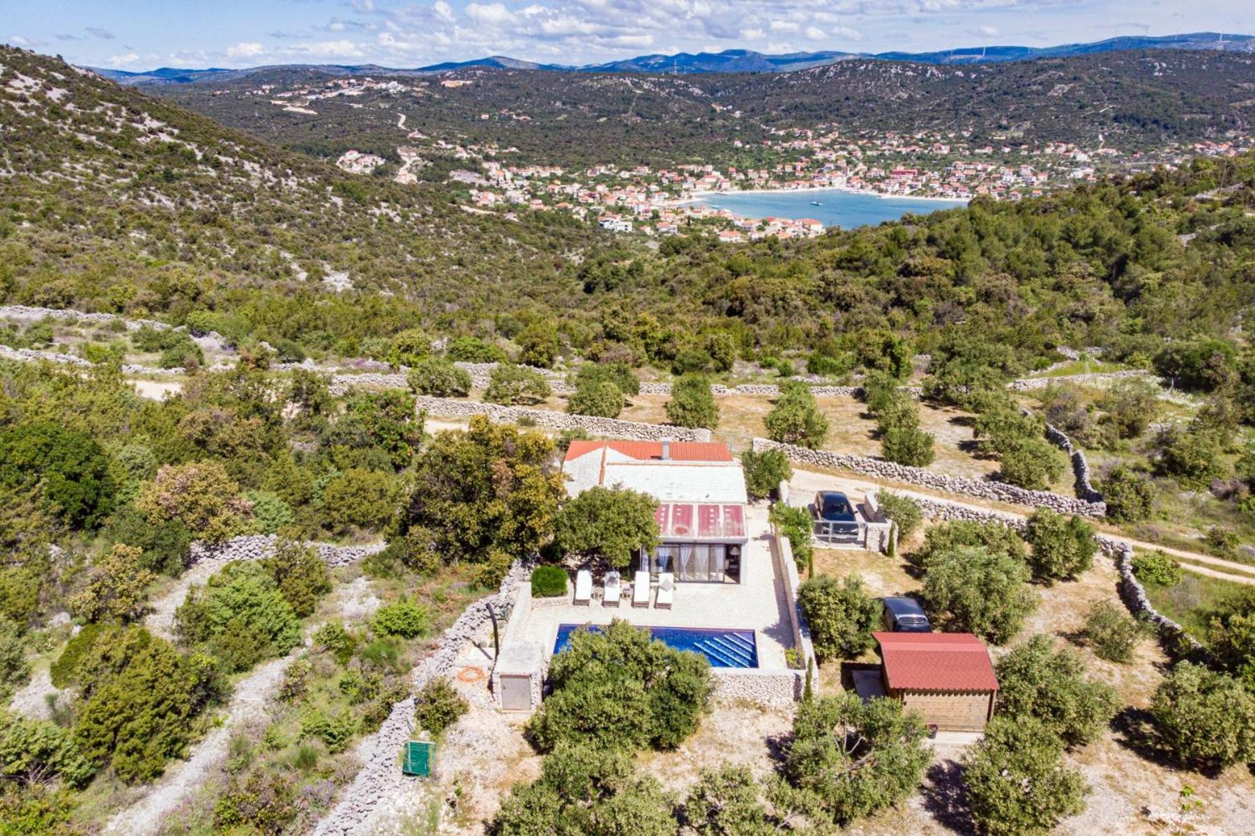 Private Cottage In Olive Grove With Heated Pool Vinisce Exterior photo