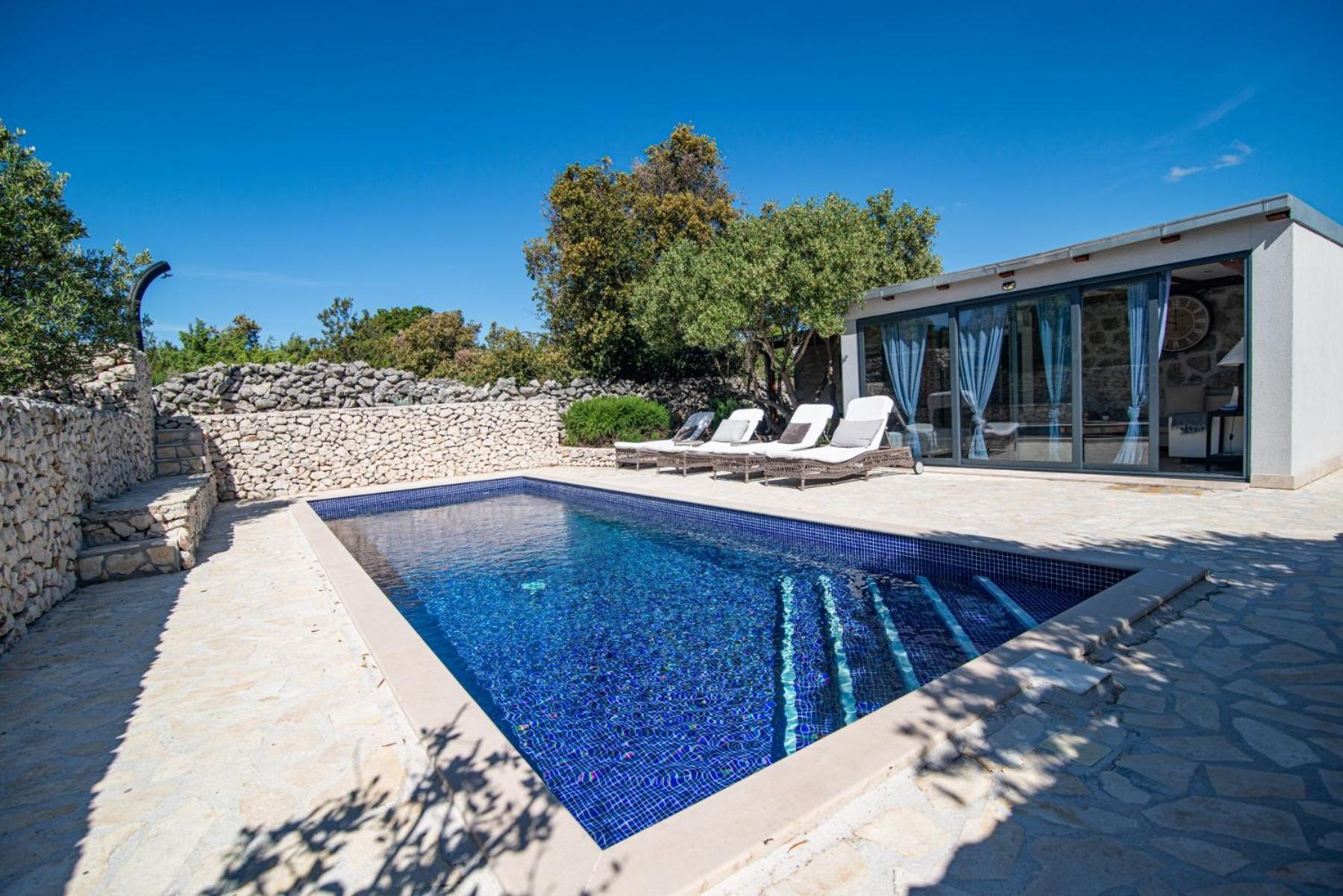 Private Cottage In Olive Grove With Heated Pool Vinisce Exterior photo