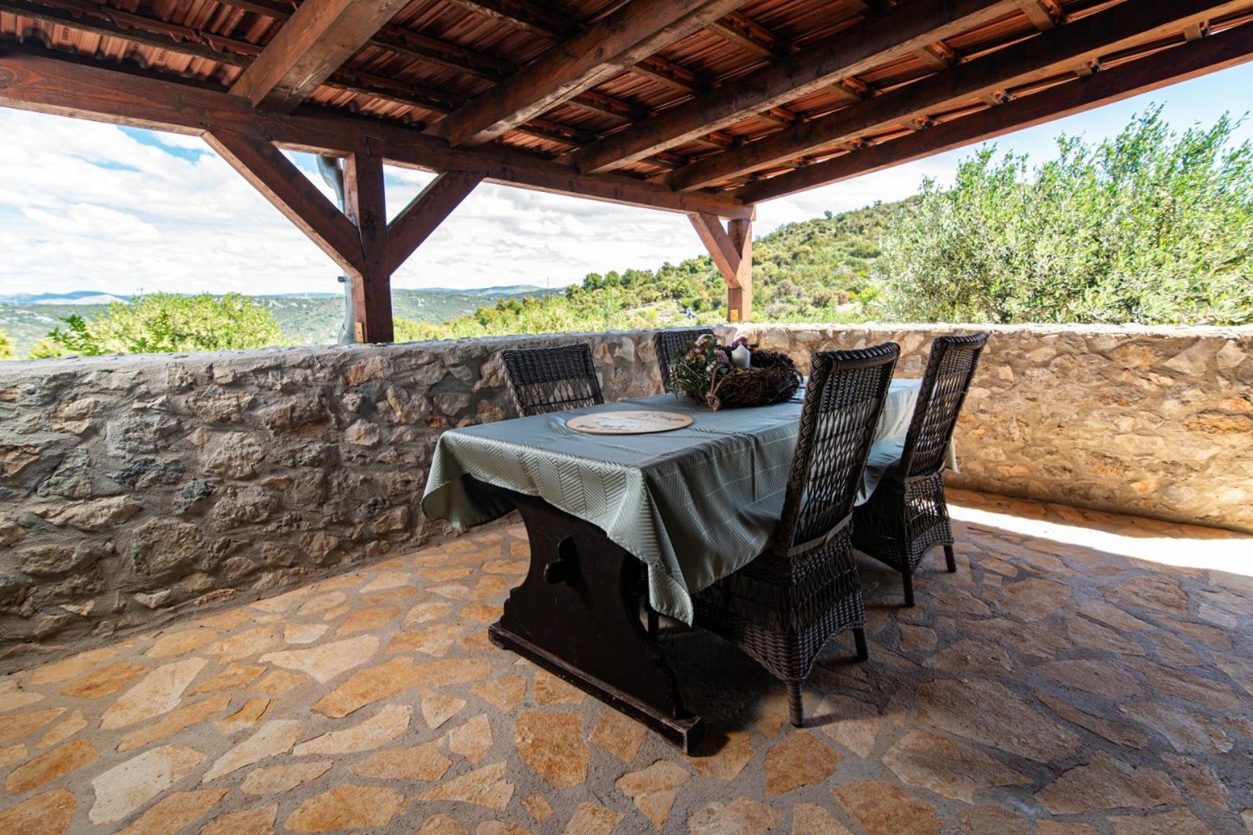 Private Cottage In Olive Grove With Heated Pool Vinisce Exterior photo